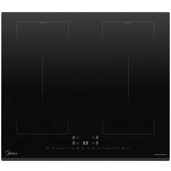 Встраиваемая индукционная панель MIDEA MIH67787F, независимая, 4 ...