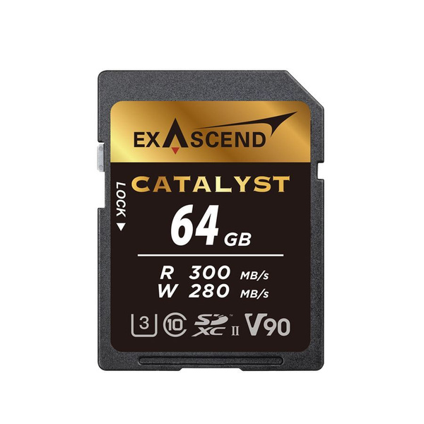 Карта памяти Exascend Catalyst UHS-II SD V90 64GB - купить с доставкой ...