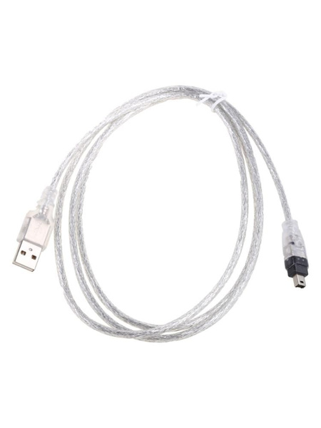 4,5-футовый USB-разъем для Firewire iEEE 1394, 4-контактный адаптер ...