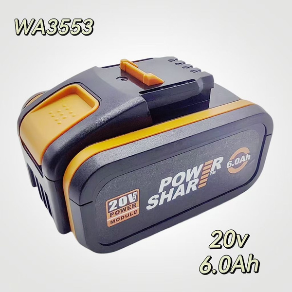 Комплект Worx WA3553 аккумулятора WORX WA3553, 20 В,6000mAh - купить с ...