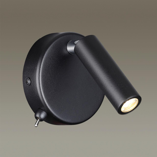 Бра 1 х LED х 3 Вт черное, для дома - купить с доставкой по выгодным ...