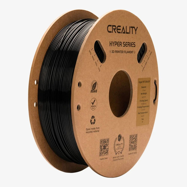 Филамент Creality Hyper Petg 3D Printing 1 кг. Черный купить на OZON по ...