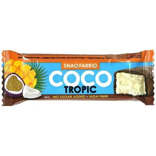 SNAQ FABRIQ Батончик, Coco глазированный с начинкой Манго-маракуйя с ...