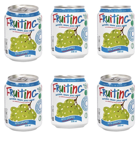 Напиток FRUITING из виноградного сока с целыми виноградинами ...