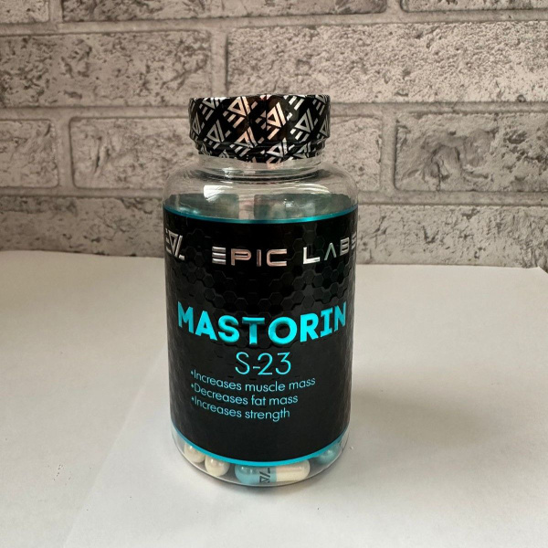 Масторин / SARMs MASTORIN S-23 (Epic Labs) 60 капсул по 20 мг - купить ...