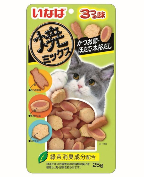 INABA / Инаба корм для кошек и котов лакомство Yakimiksu ассорти ...