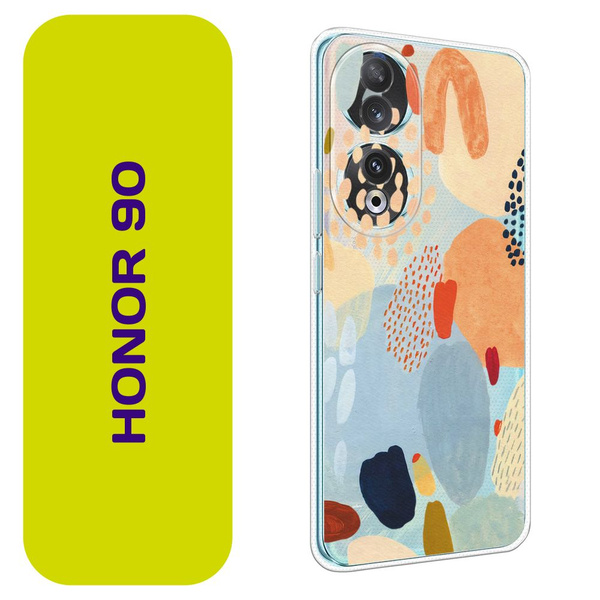 Чехол на Хонор 90 / Honor 90 с принтом "Необычная абстракция" купить на ...