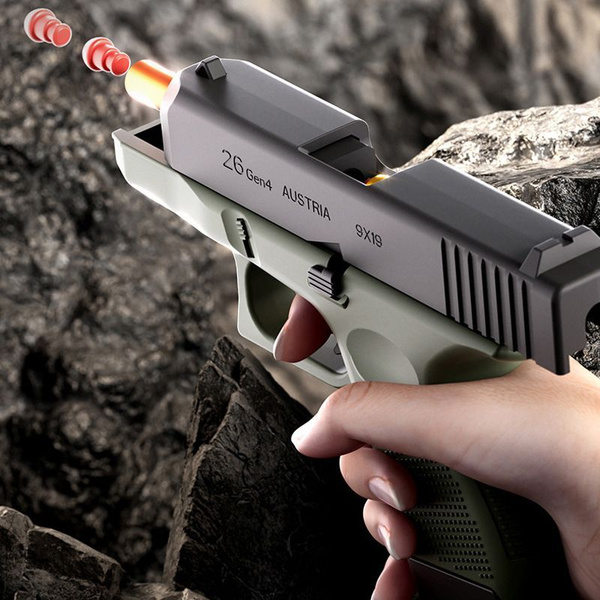 Набор игрушечных пистолетов GLOCK G26 с 12 гильзами + 100 патронов ...