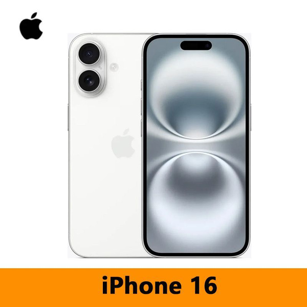Смартфон Apple Iphone 16 CN 128 ГБ 8 ГБ Белый OLED/AMOLED 2 SIM купить ...