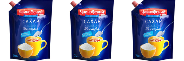 Чайкофский Сахарный песок Экстра, 750 г, 3 уп купить на OZON по низкой ...