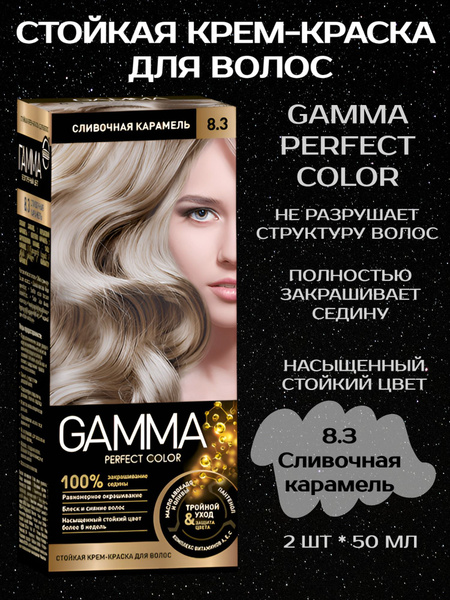 Gamma Краска для волос, 50 мл купить на OZON по низкой цене (1749249094)