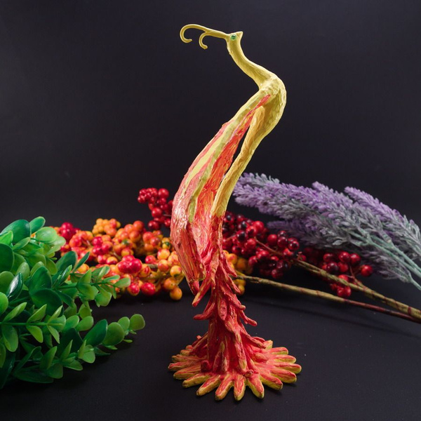 Статуэтка "Феникс возрождающийся с крыльями как парус" декоративная ...