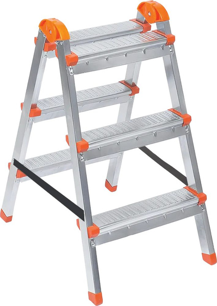 Стремянка Zalger 9901-03 3 ступени, хром купить на OZON по низкой цене ...