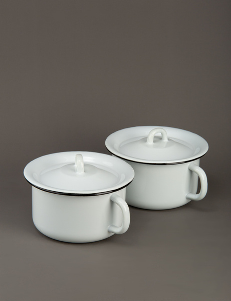 Горшок детский эмалированный 1,9 литра, комплект 2 шт купить на OZON по ...