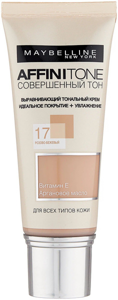 Maybelline New York тональный крем Affinitone №17 розово-бежевый купить ...
