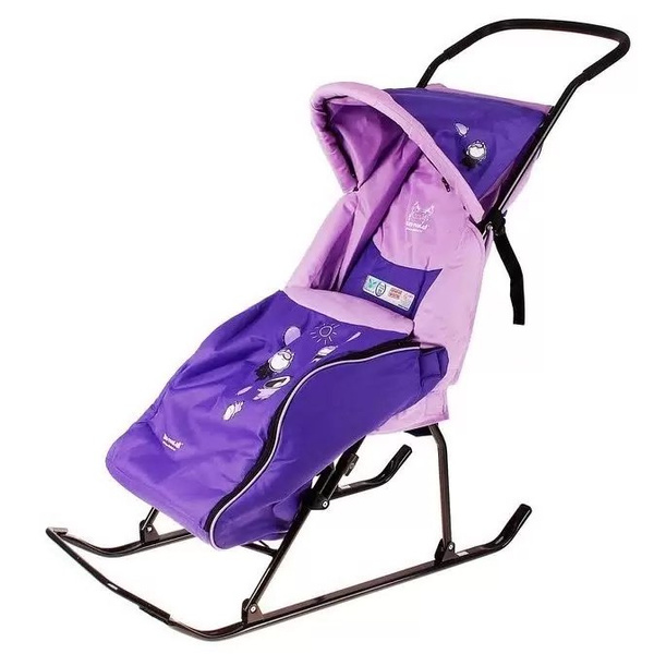 Санки-коляска тяни-толкай NEW11 купить на OZON по низкой цене (1849325016)