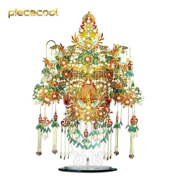 Piececool Набор моделей азиатских головоломок из 3D металла, набор ...