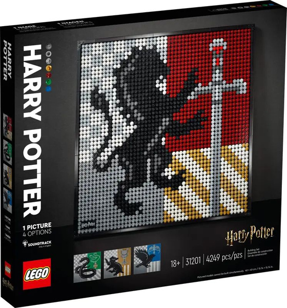 Конструктор LEGO Art 31201 Гербы Хогвартса купить на OZON по низкой ...
