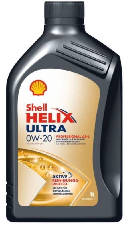 ShellHelixUltraProfessionalAS-L0W-20,Масломоторное,Синтетическое,1л