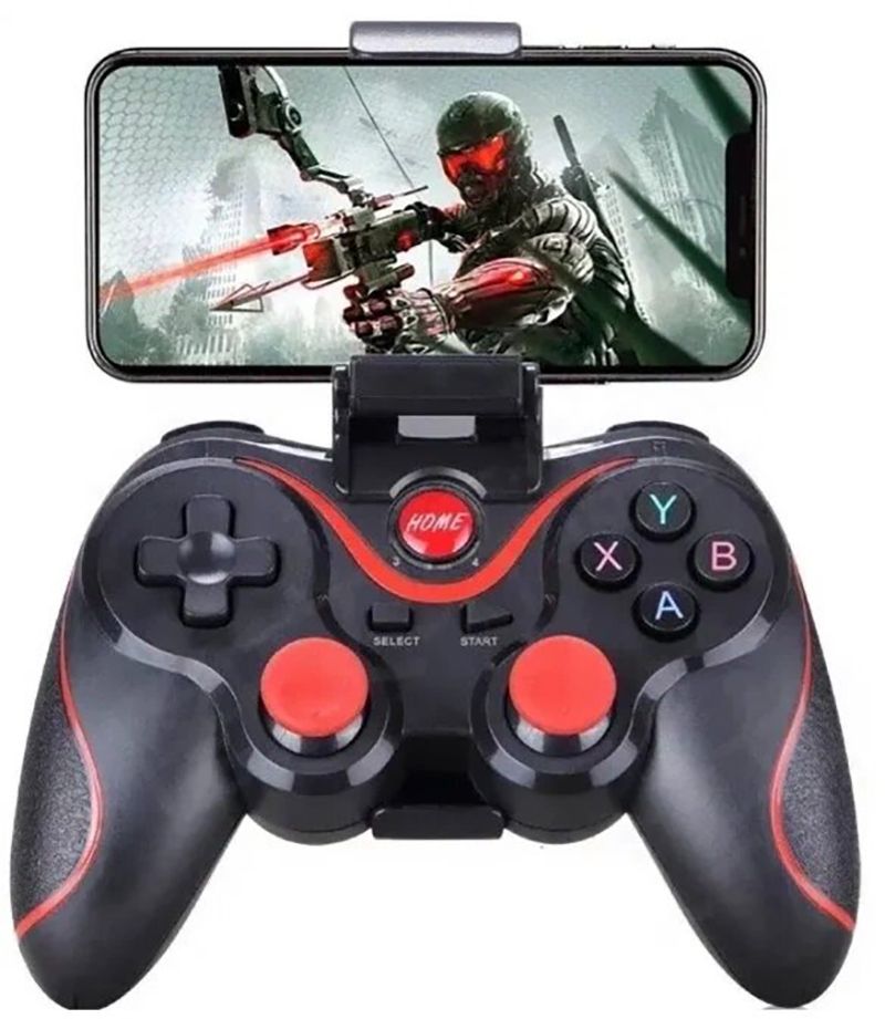 Геймпад для смартфона Terios X3 Gaming, Bluetooth, красный