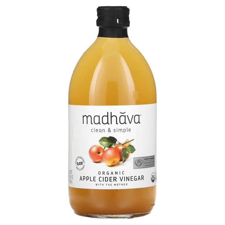 MadhavaNaturalSweeteners,Органическийяблочныйуксус,500мл