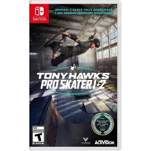 Игра Tony Hawk's Pro Skater 1 + 2 (Nintendo Switch, Английская версия)