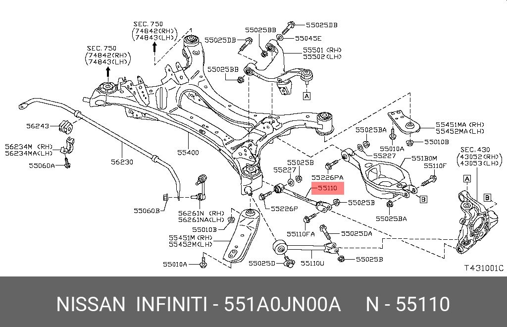 Сайлентблоки задней подвески nissan teana j32