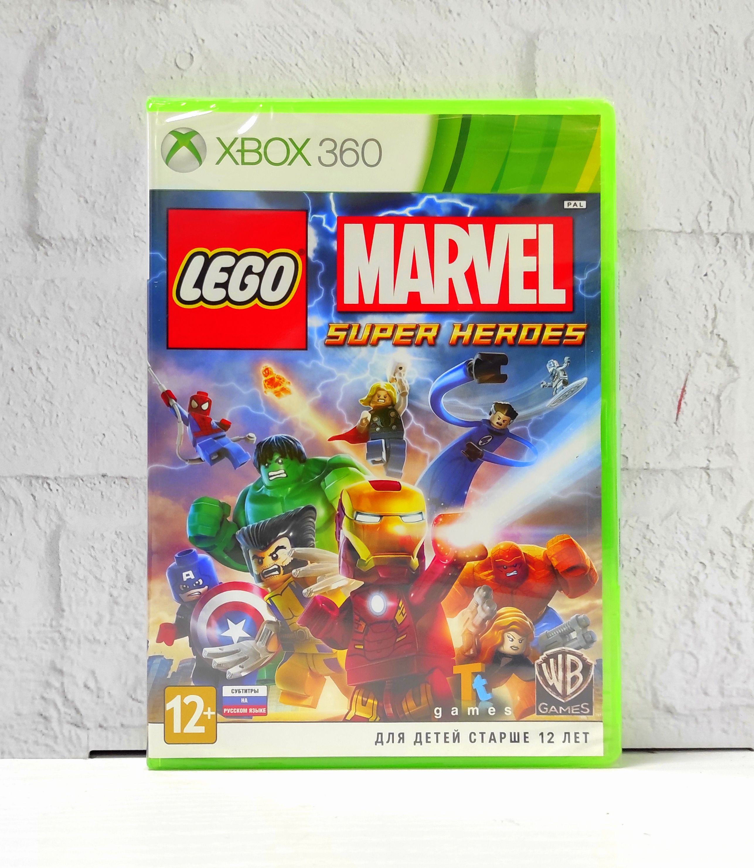 LEGO Marvel Super Heroes Русские субтитры Видеоигра на диске Xbox 360. Товар уцененный