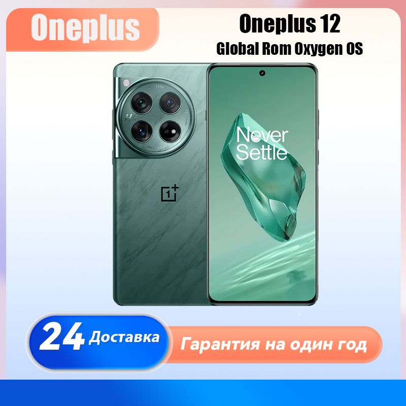 OnePlusСмартфон(разблокировка)GlobalRomOnePlus12поддерживаетрусскийязык,GooglePlay,OTAUpdateиOxygenOSGlobal16/1ТБ,бирюзовый