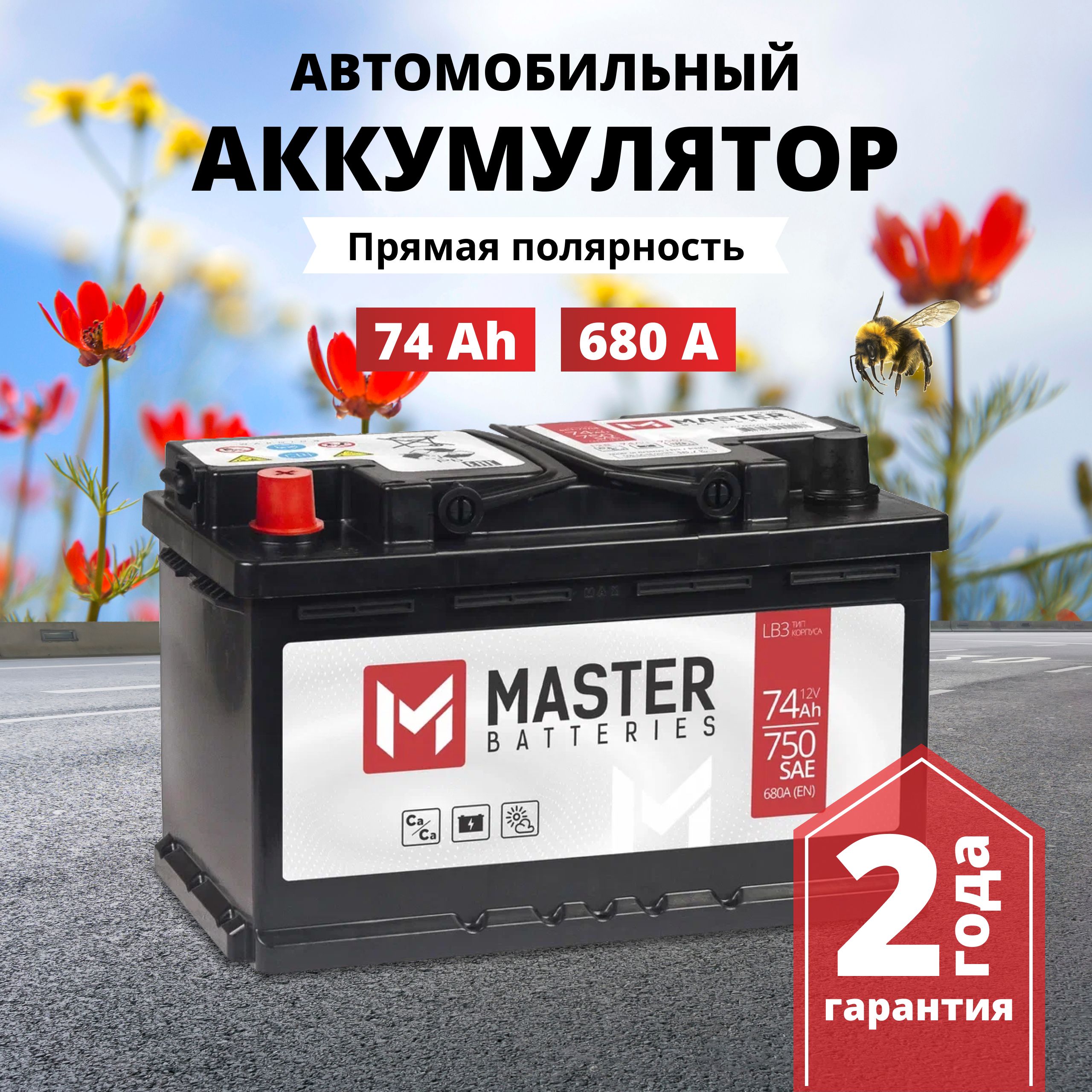 Аккумулятор автомобильный MASTER BATTERIES Мастер купить по выгодной цене в  интернет-магазине OZON (1017476078)