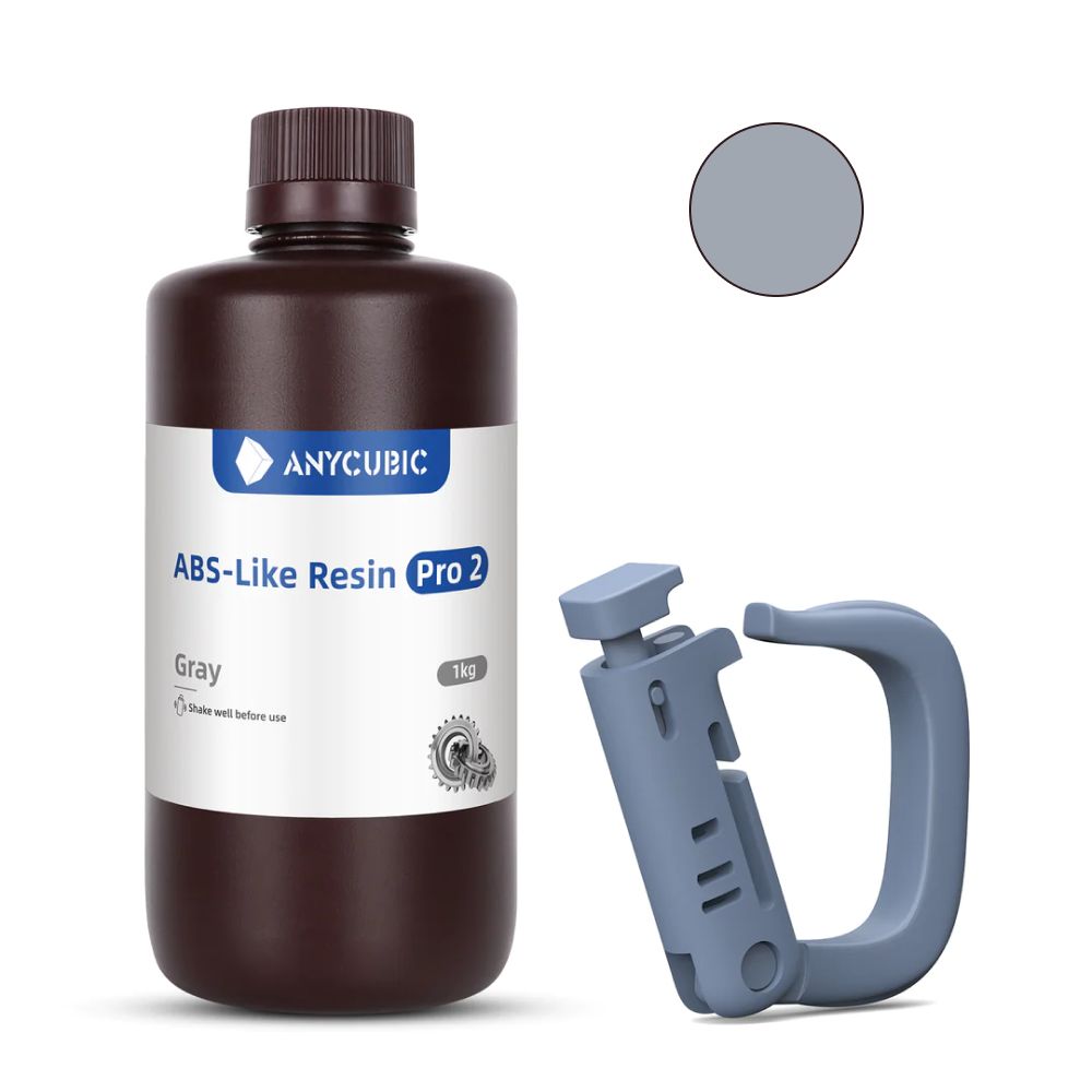 ФотополимернаясмолаAnycubicABS+LIKEResinPRO2UVResinдля3Dпринтера405нмСерый(Grey)1литр