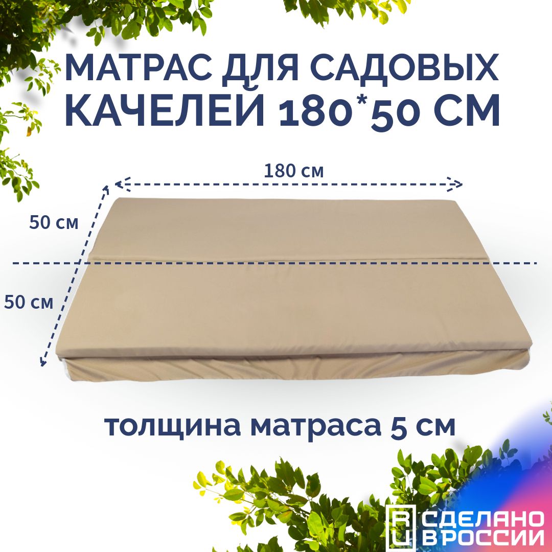 Матрасдлясадовыхкачелей180х50см