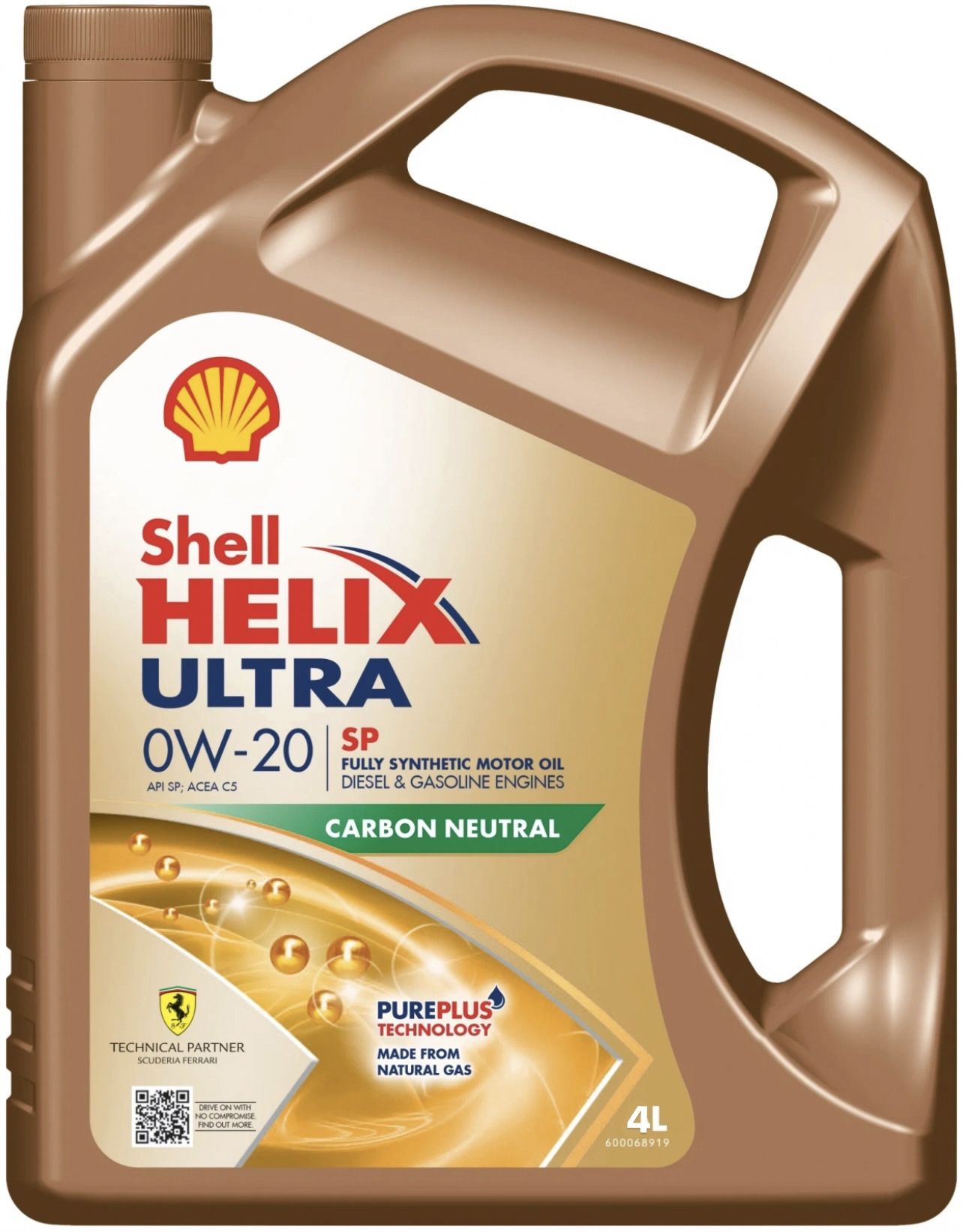 ShellHelixUltraSP0W-20Масломоторное,Синтетическое,4л