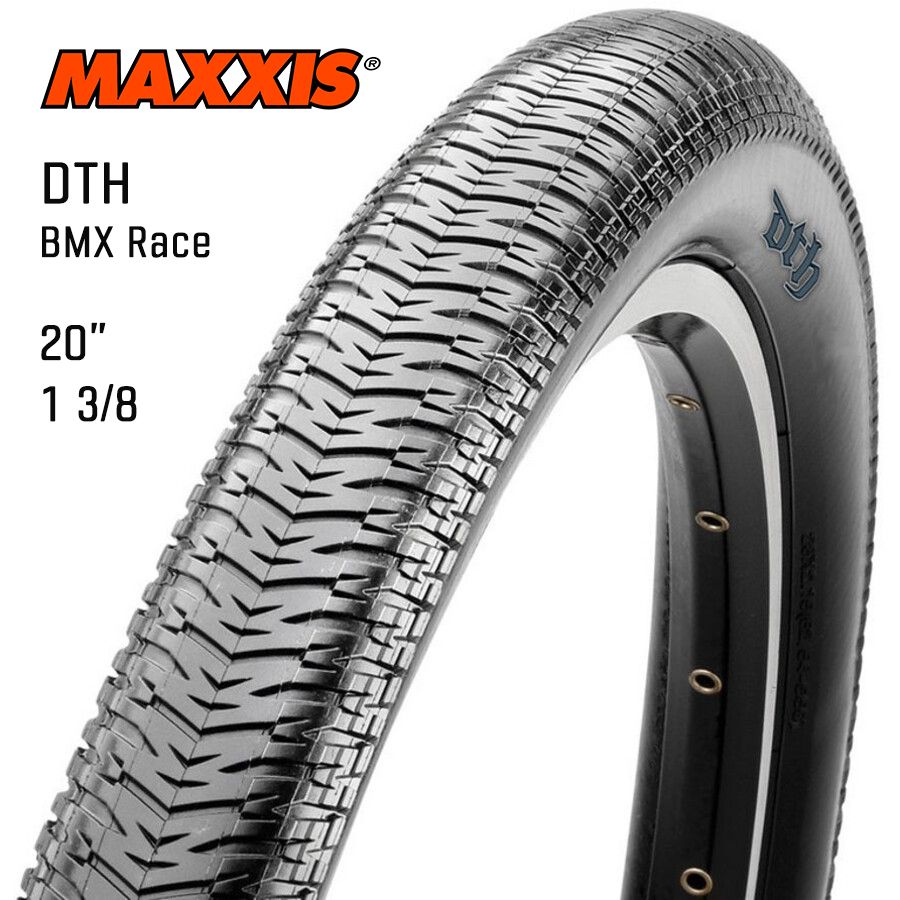 Покрышка 20x1-3/8 Maxxis DTH TPI 120 сталь Silkworm