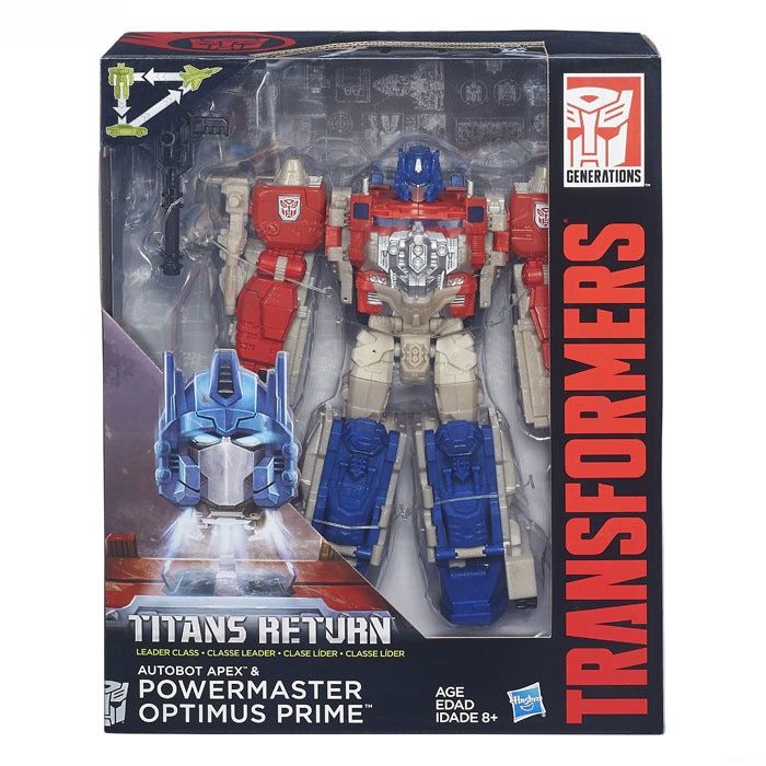 Hasbro Transformers Generations Titans Return Autobot popular Apex & Powermaster Prime