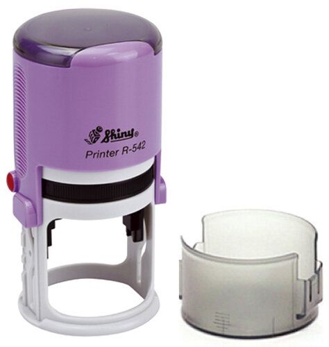 SHINY R-542 Автоматическая оснастка для печати диам.42 мм СИРЕНЕВАЯ