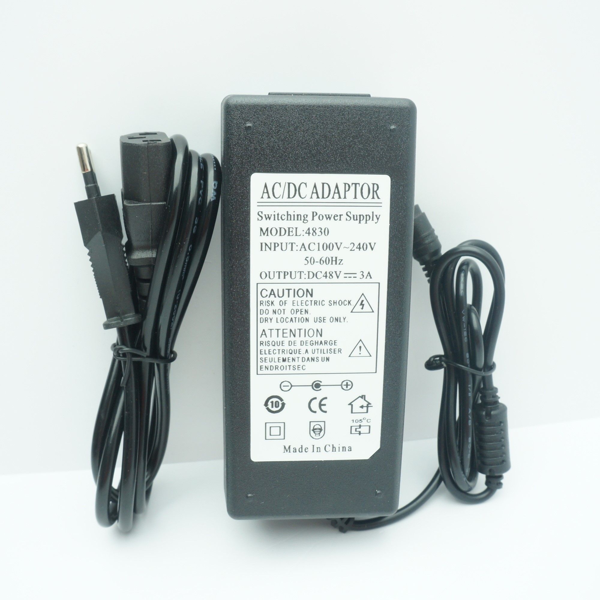 Универсальныйкачественныйблокпитания48V3A144WDC5,5х2.1mmAC/DCAdaptor