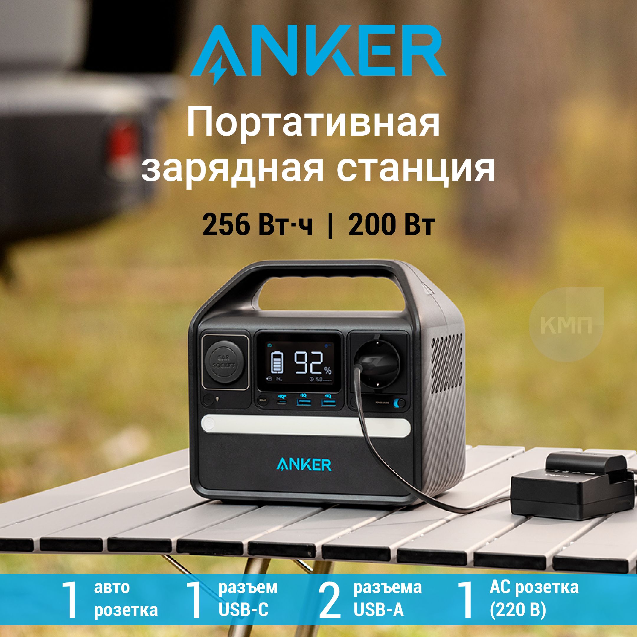 Внешний аккумулятор (Power Bank) Anker A1720 - купить по выгодным ценам в  интернет-магазине OZON (1249203378)