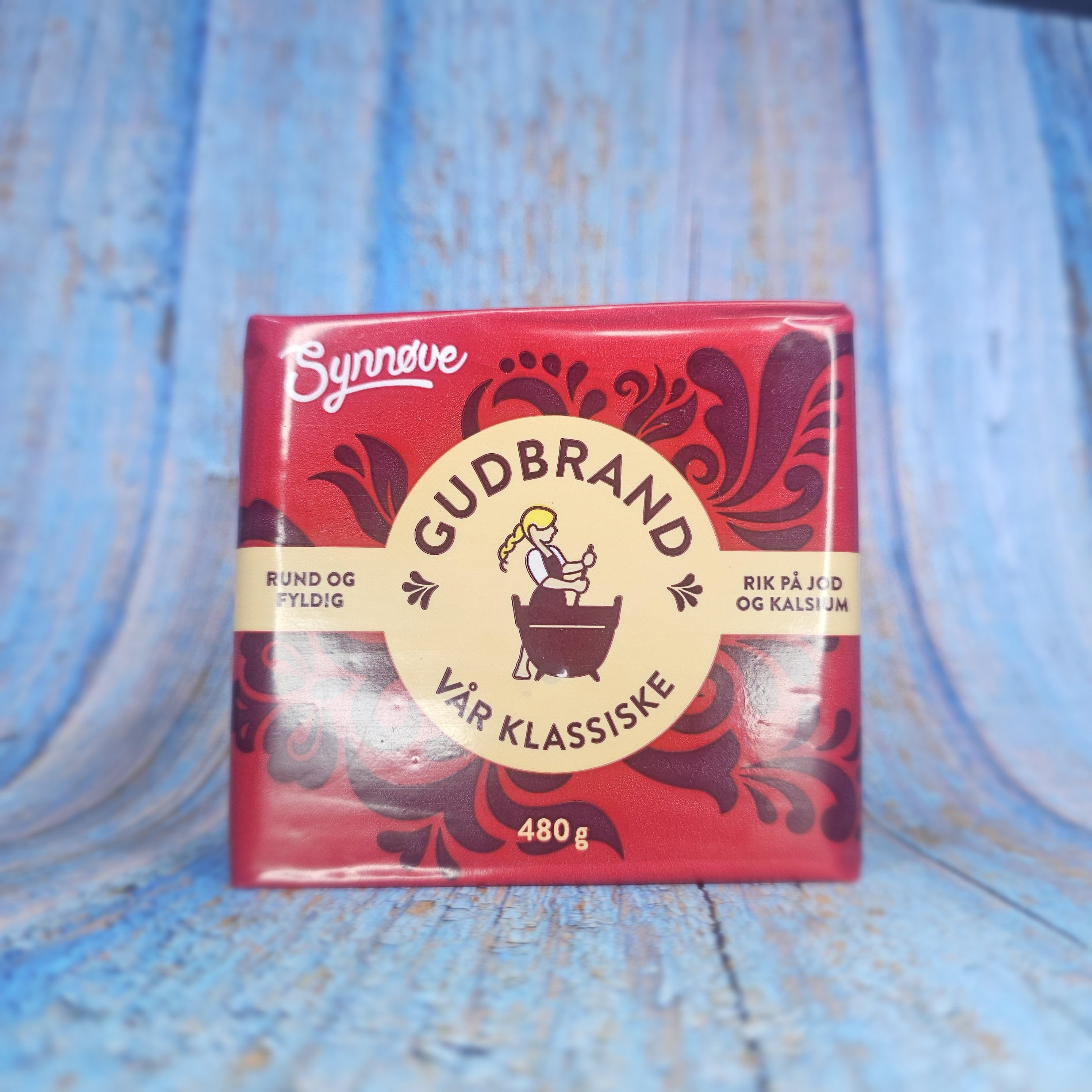 Полутвёрдый Сыр Брюност Гудбрандсдален (Сheese Brunost Gudbrandsdalen) 480гр.