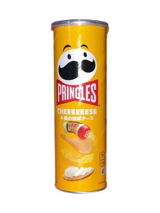 Японские чипсы Pringles со вкусом четыре сыра, 110 гр