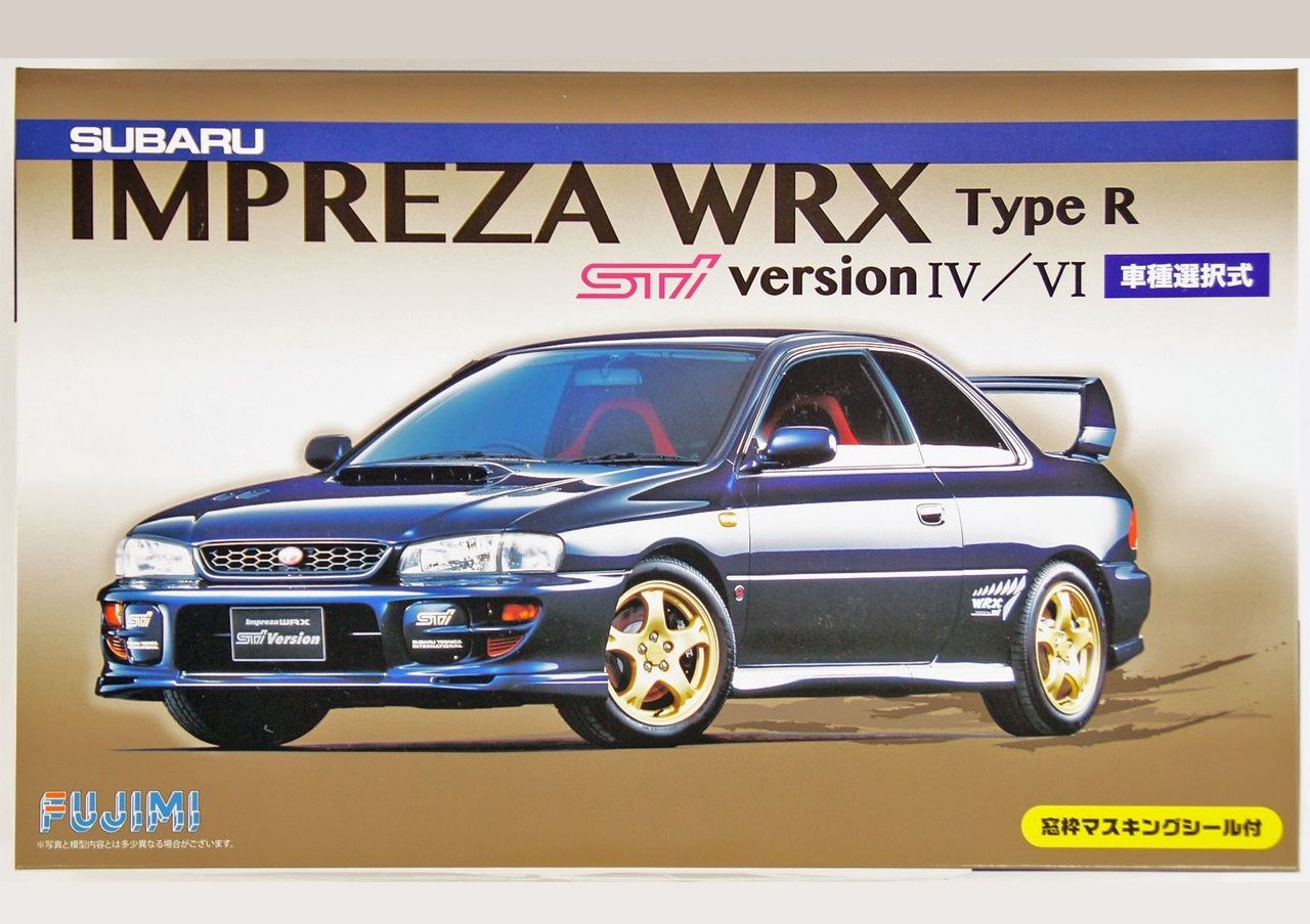 Сборная модель Subaru Impreza Wrx Type R STI Version Iv Or VI