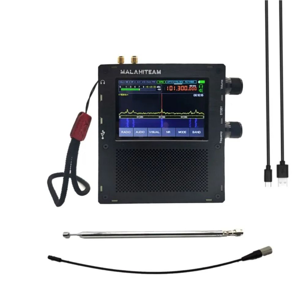 HFDYMalahit-DSP250K-2ГГцMalahiteamSDRПриемникРадиоDSP3,5-дюймовыйсенсорныйЖК-дисплей