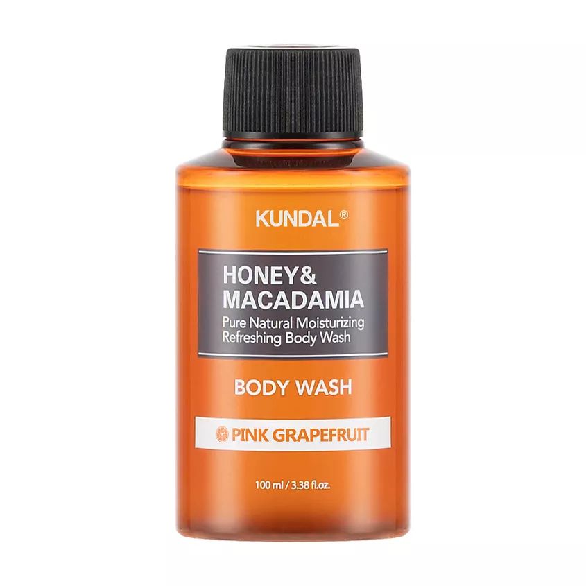 KUNDALГельдлядушаРозовыйгрейпфрутHoney&MacadamiaBodyWash