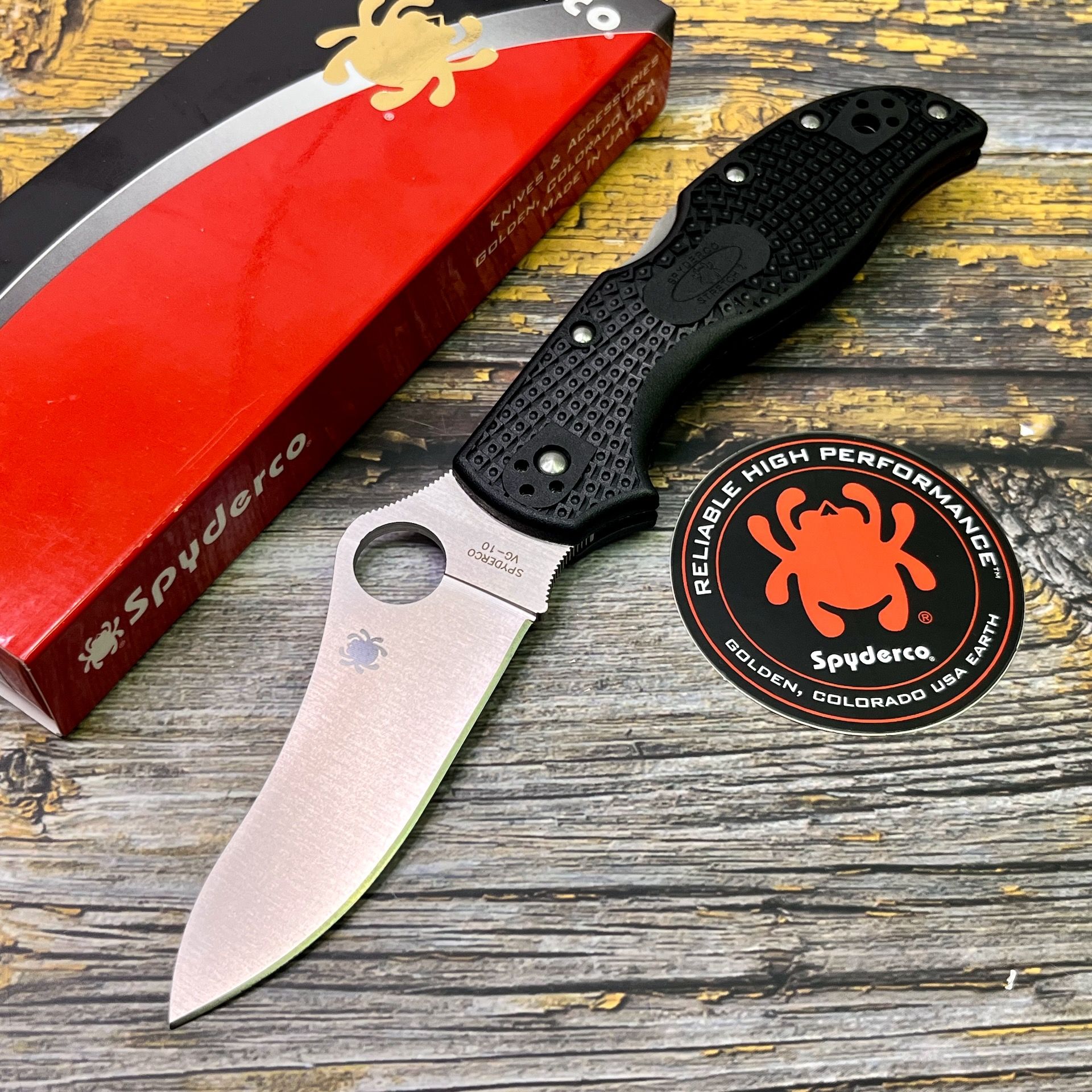 Нож складной Spyderco C90PBK2 Stretch 2