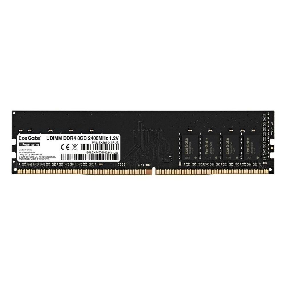 ExeGateОперативнаяпамятьDDR4HiPower8GB2400MHzCL171x8ГБ(EX288049RUS)