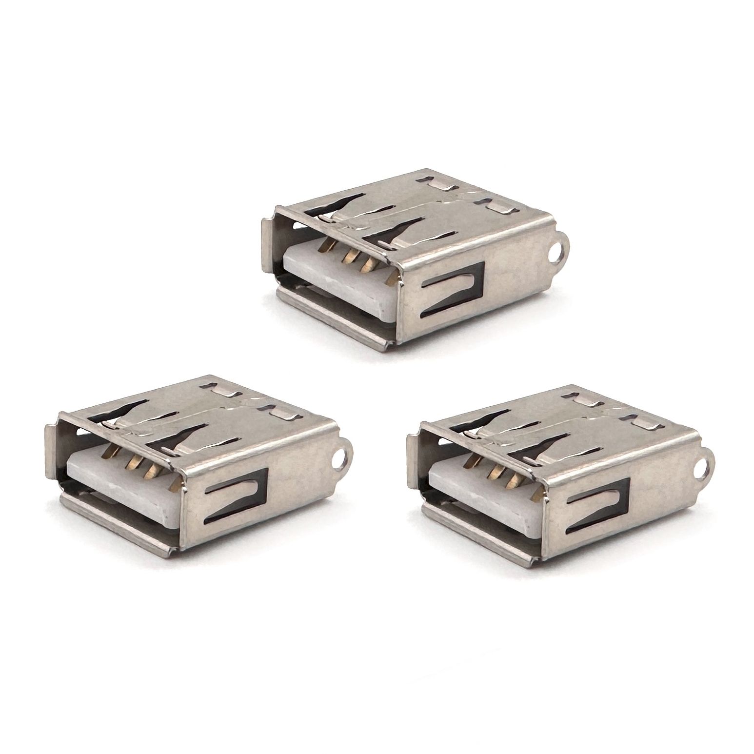 ГнездоUSB4PIN,SMDмонтаж,комплект-3шт