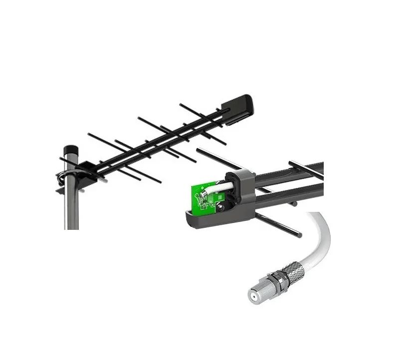 АнтеннаLocusЗенит-14AF(L011.14D)дляцифровогоТВактивнаяуличная,свстроеннымусилителемКУ17-19дБ,питаниеотресивера5V,DVB-T/DVB-T2,ДМВ(UHF)