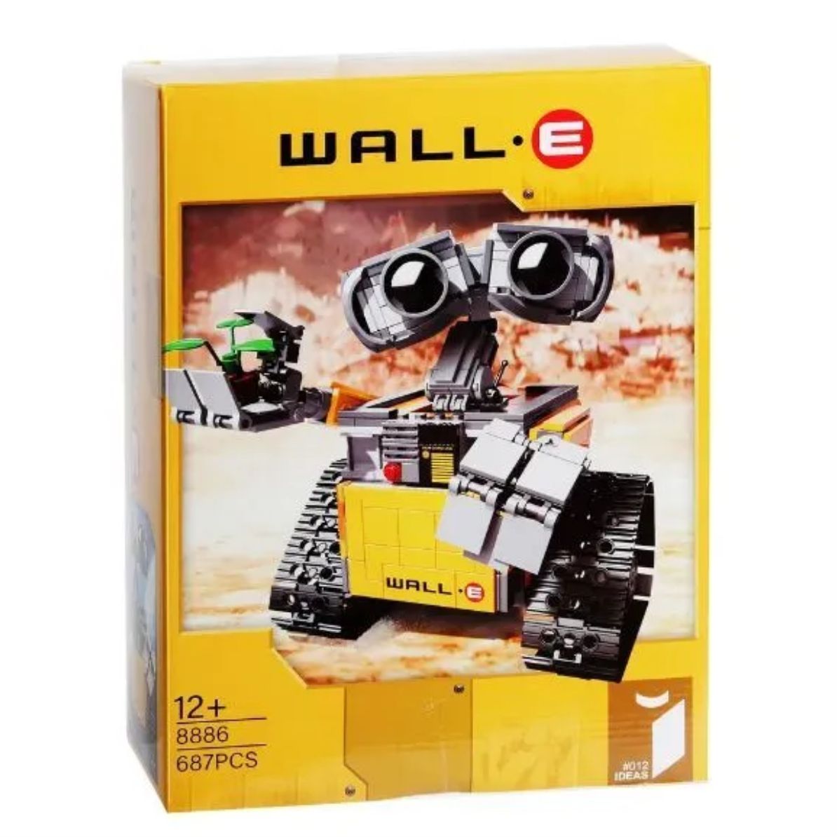 Валликонструктор(WALL-E)687деталей,игрушкароботВалл-иподарокребенкуфигуркаперсонажаробота