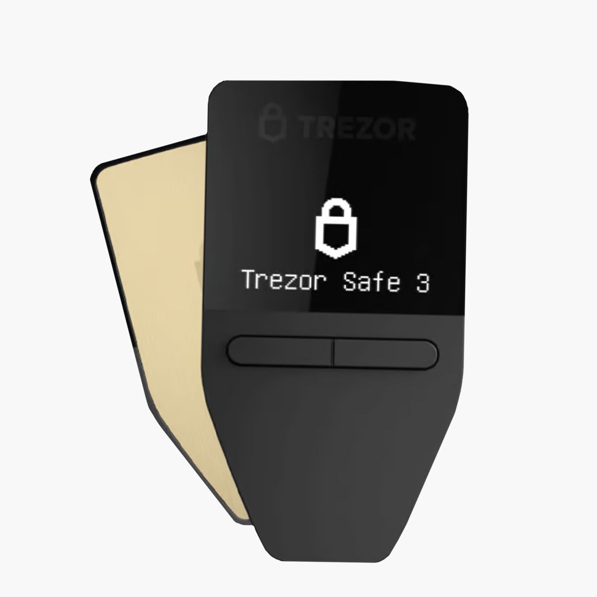 Аппаратный криптокошелек Trezor Safe 3 Solar Gold - холодный кошелек для криптовалют