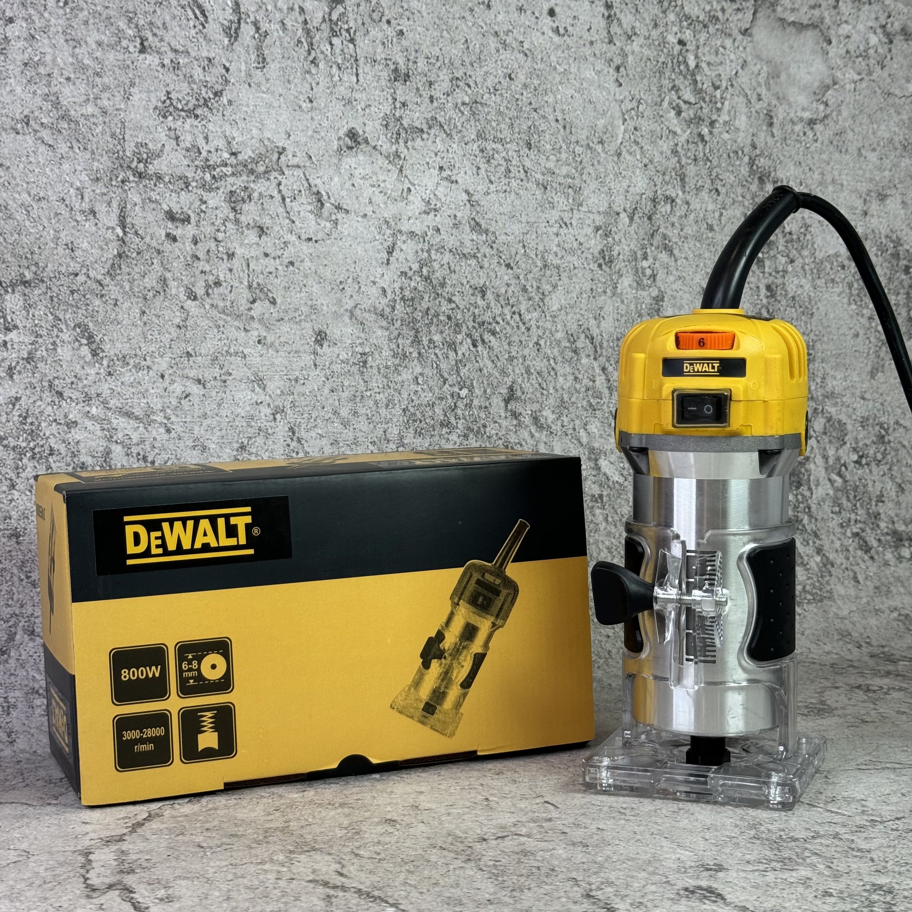 DeWalt Фрезер по дереву электрический, От сети, 530W